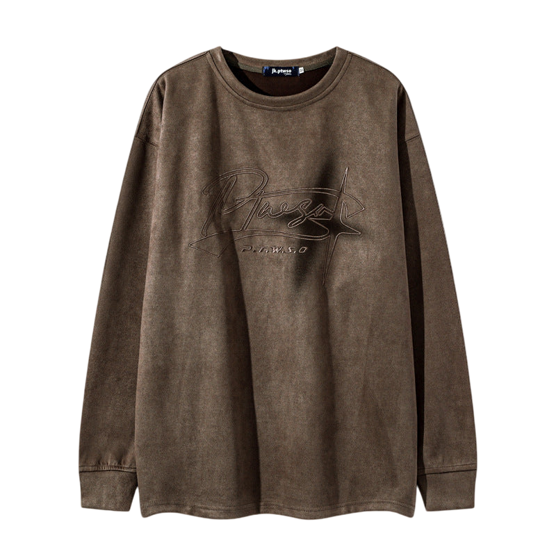 "Suede" Crewneck